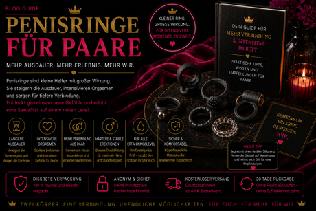Penisringe für Paare – Anwendung, Größen & Kaufberatung