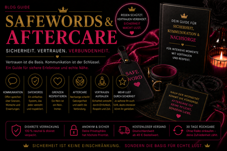 Safewords & Aftercare – Das Wichtigste nach BDSM-Spielen
