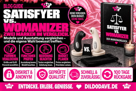 Satisfyer oder Womanizer? Druckwellen-Toys im ehrlichen Vergleich