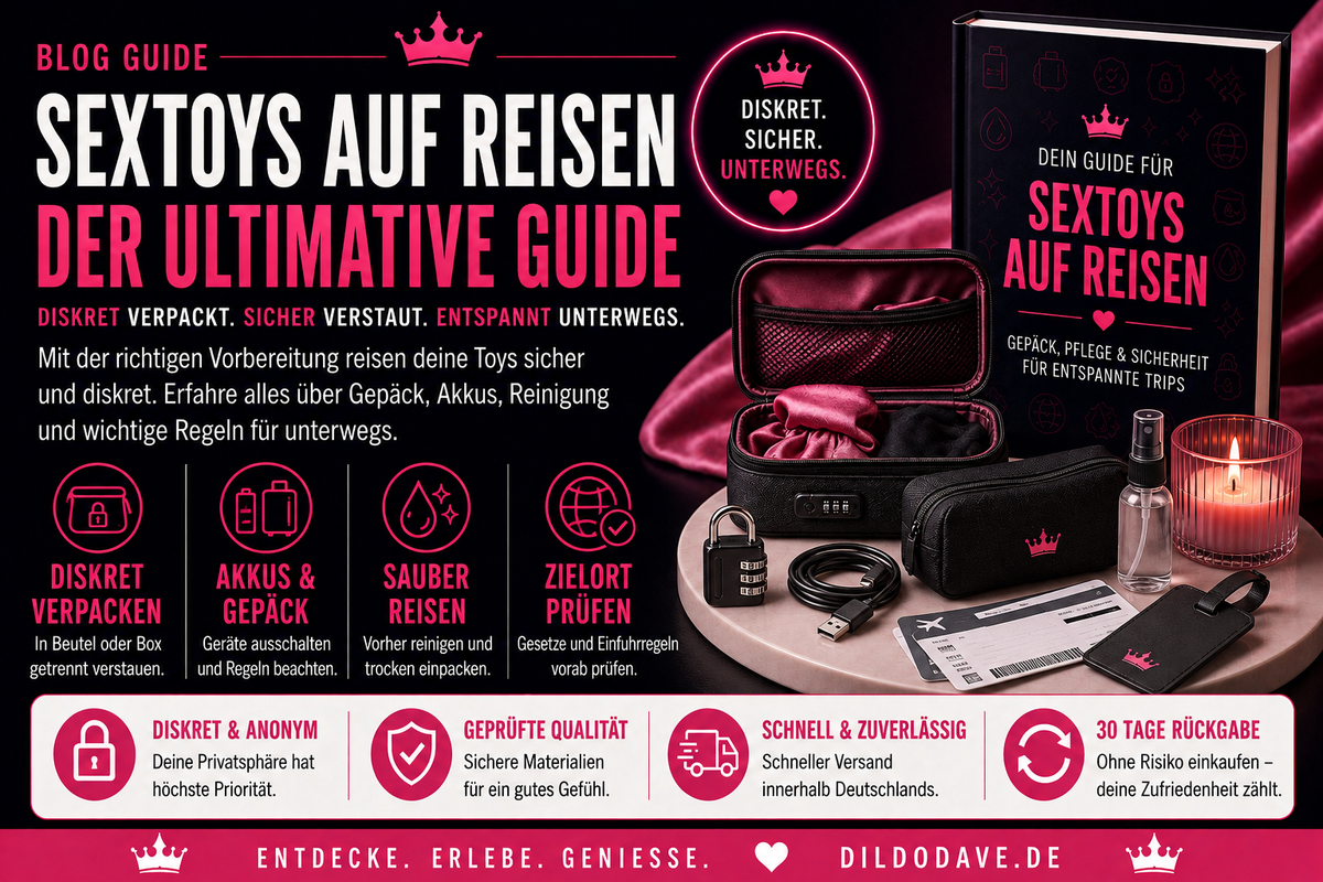 Sextoys auf Reisen – Flugzeug, Zoll & diskret packen