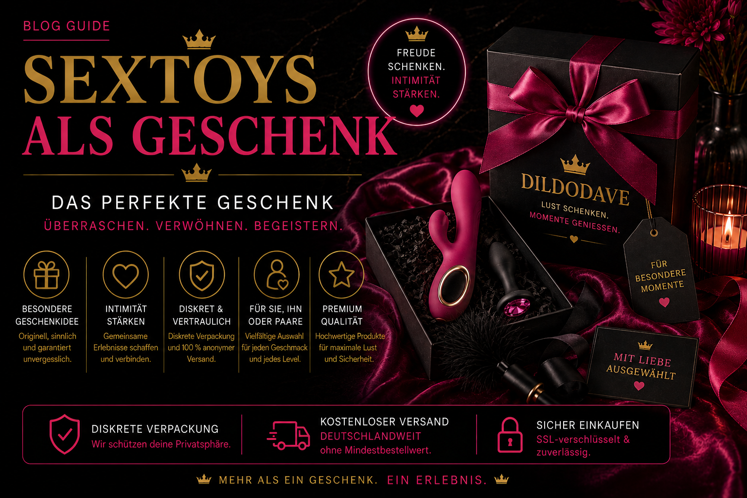 Sextoys als Geschenk – Ideen für Sie, Ihn & Paare
