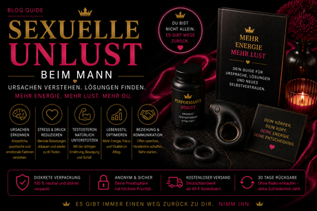 Sexuelle Unlust beim Mann – Ursachen & Lösungen