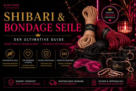 Shibari & Bondage-Seile – Techniken, Sicherheit & Knoten für Anfänger