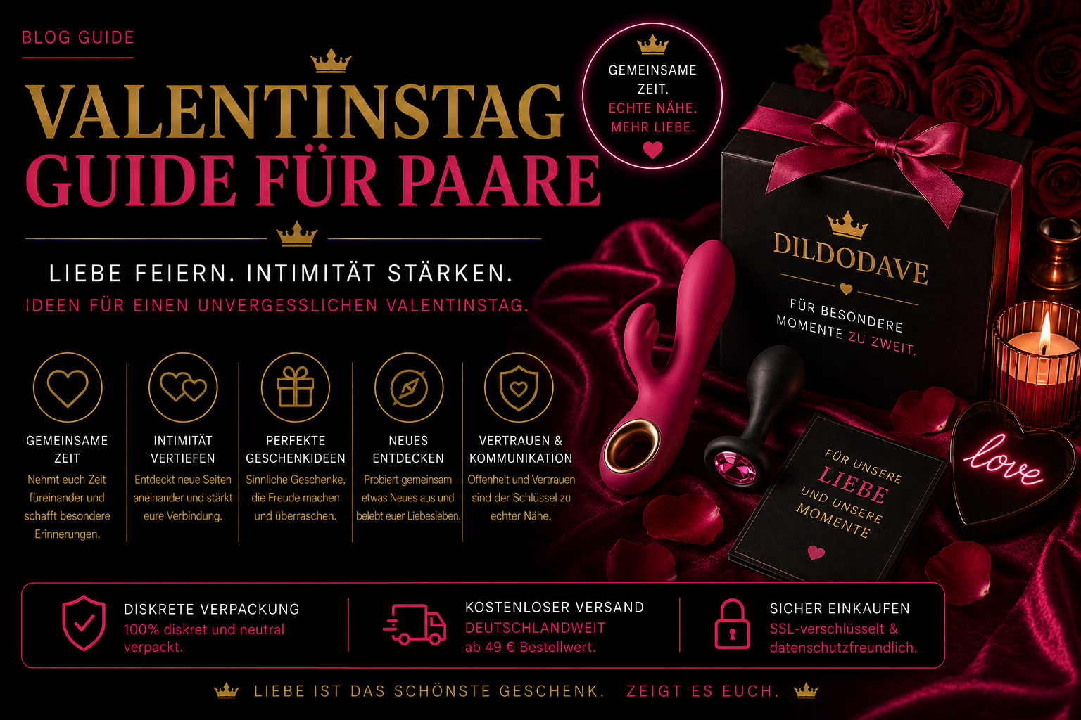 Valentinstag-Guide – Die besten Sextoys für Paare