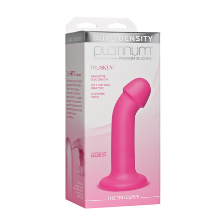 Realistischer Dildo Tru Curve Silikon Pink 15,2 x Ø 4,3 cm