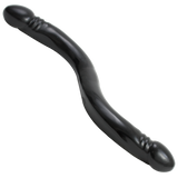 Dildo mit Doppelenden glatt Schwarz 45 x Ø 3,6 cm