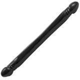 Dildo mit Doppelenden glatt Schwarz 45 x Ø 3,6 cm