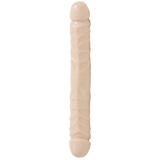 Dildo Jr. mit Doppelenden geädert Hautfarbe 30,2 x Ø 4,1 cm