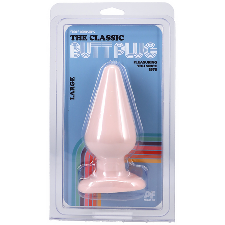 Analplug Classic groß Vanille 12,7 x Ø 5,6 cm