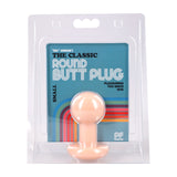 Analplug Classic rund klein Vanille 7,6 x Ø 4,8 cm