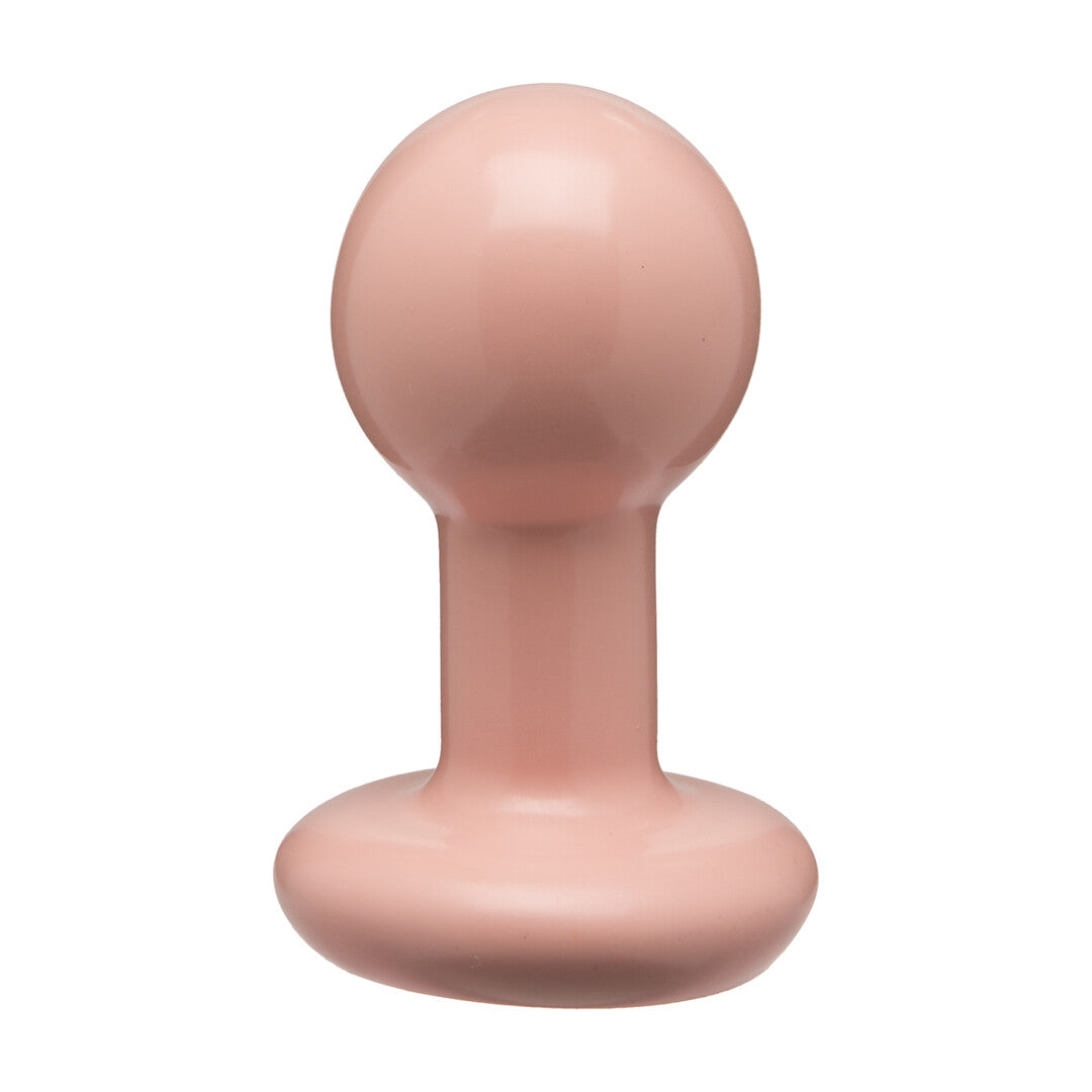 Analplug Classic rund klein Vanille 7,6 x Ø 4,8 cm