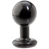 Analplug Classic rund mittel Schwarz 9,1 x Ø 5,6 cm
