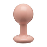 Analplug Classic rund 3-teiliges Set Vanille 7,6 x Ø 4,8 cm