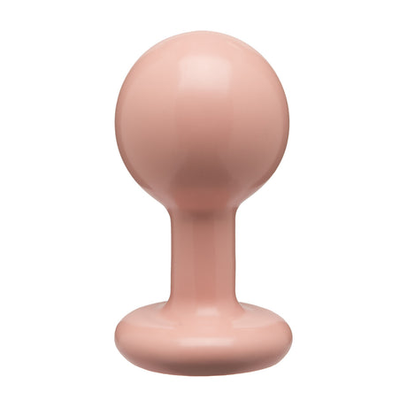 Analplug Classic rund 3-teiliges Set Vanille 7,6 x Ø 4,8 cm
