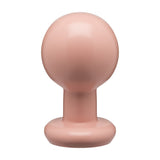 Analplug Classic rund 3-teiliges Set Vanille 7,6 x Ø 4,8 cm