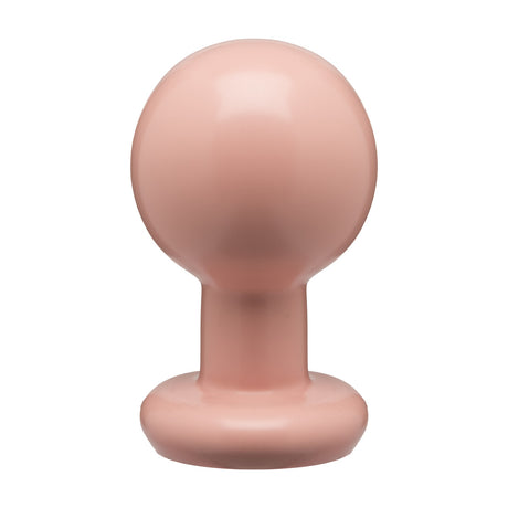 Analplug Classic rund 3-teiliges Set Vanille 7,6 x Ø 4,8 cm