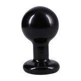 Analplug Classic rund 3-teiliges Set Schwarz 7,6 x Ø 4,8 cm