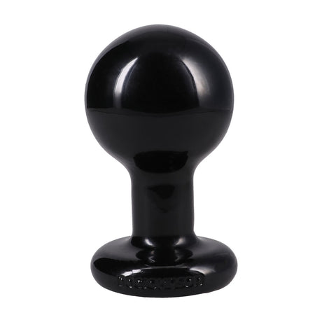 Analplug Classic rund 3-teiliges Set Schwarz 7,6 x Ø 4,8 cm