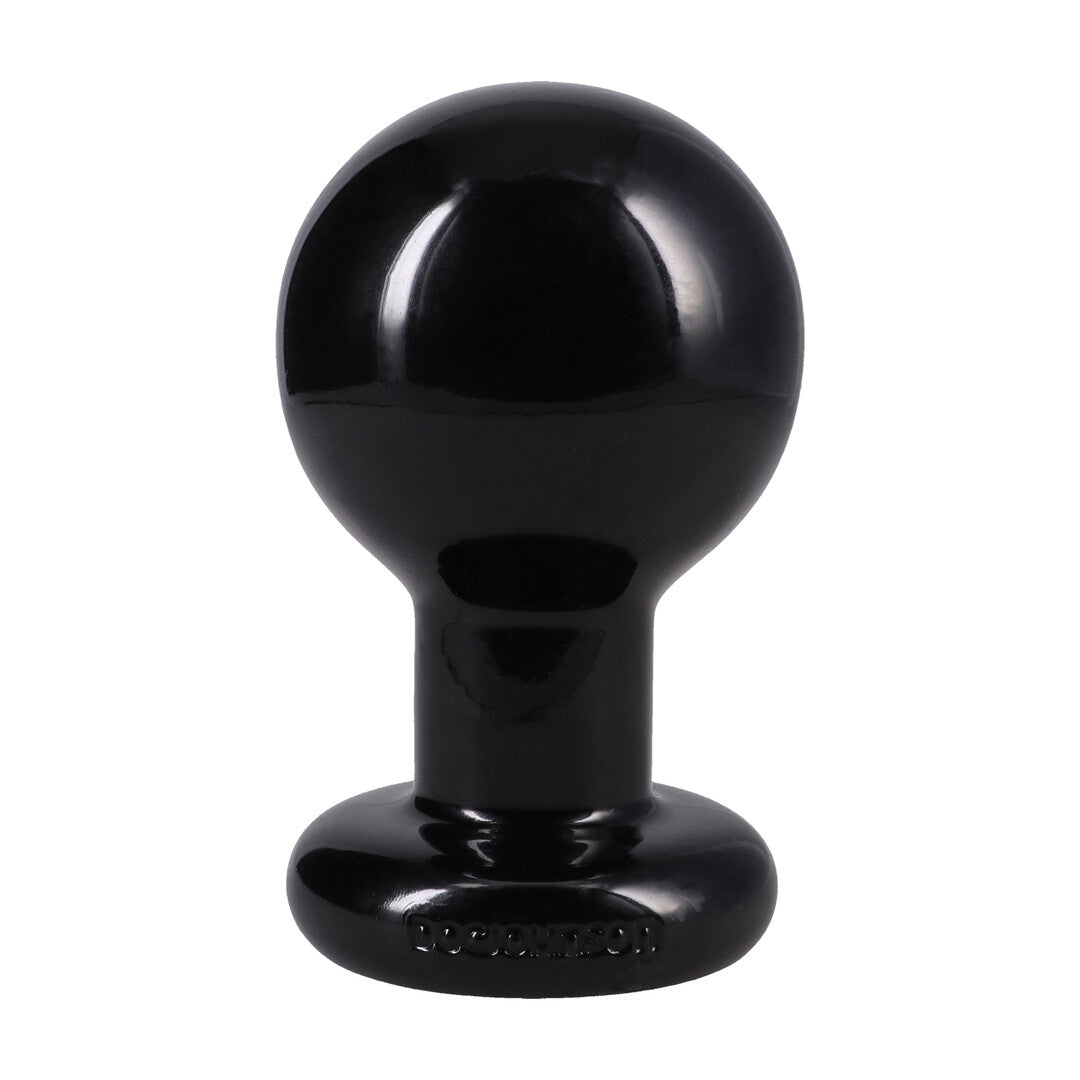 Analplug Classic rund 3-teiliges Set Schwarz 7,6 x Ø 4,8 cm