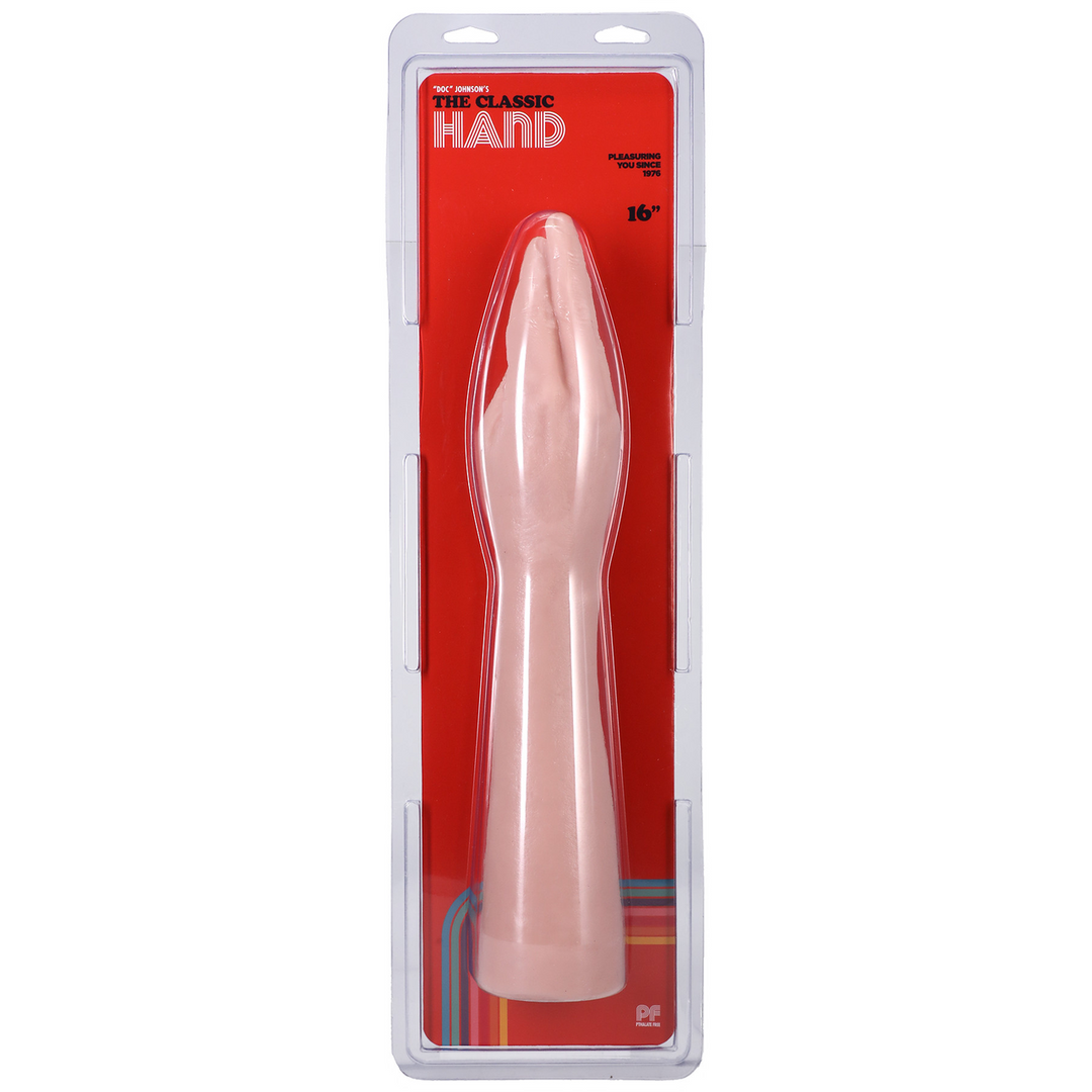 Dildo Hand Hautfarbe 40,1 x Ø 7,9 cm