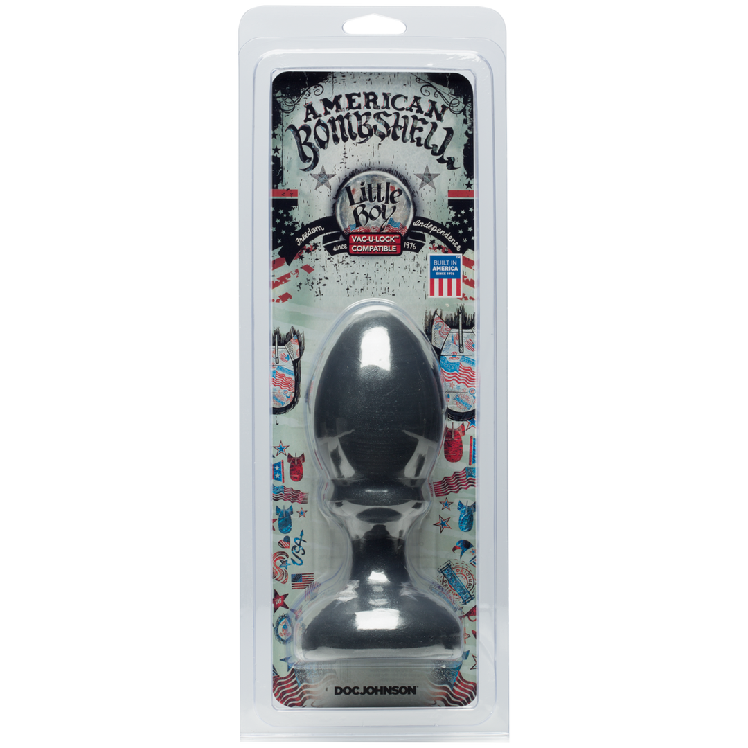 Analplug Little Boy Grau 13 x Ø 5,6 cm