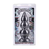 Analplug Triple Payload Gun Metal 19,6 x Ø 7,6 cm