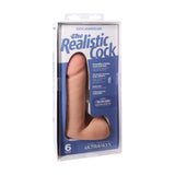 Realistischer Dildo mit Hoden und Saugfuß Hautfarbe 16,5 x Ø 4,4 cm