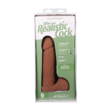Dildo realistisch mit Hoden und Saugfuß Karamell 19,1 x Ø 5,1 cm