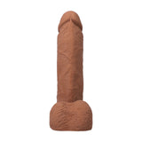 Dildo realistisch mit Hoden und Saugfuß Karamell 19,1 x Ø 5,1 cm