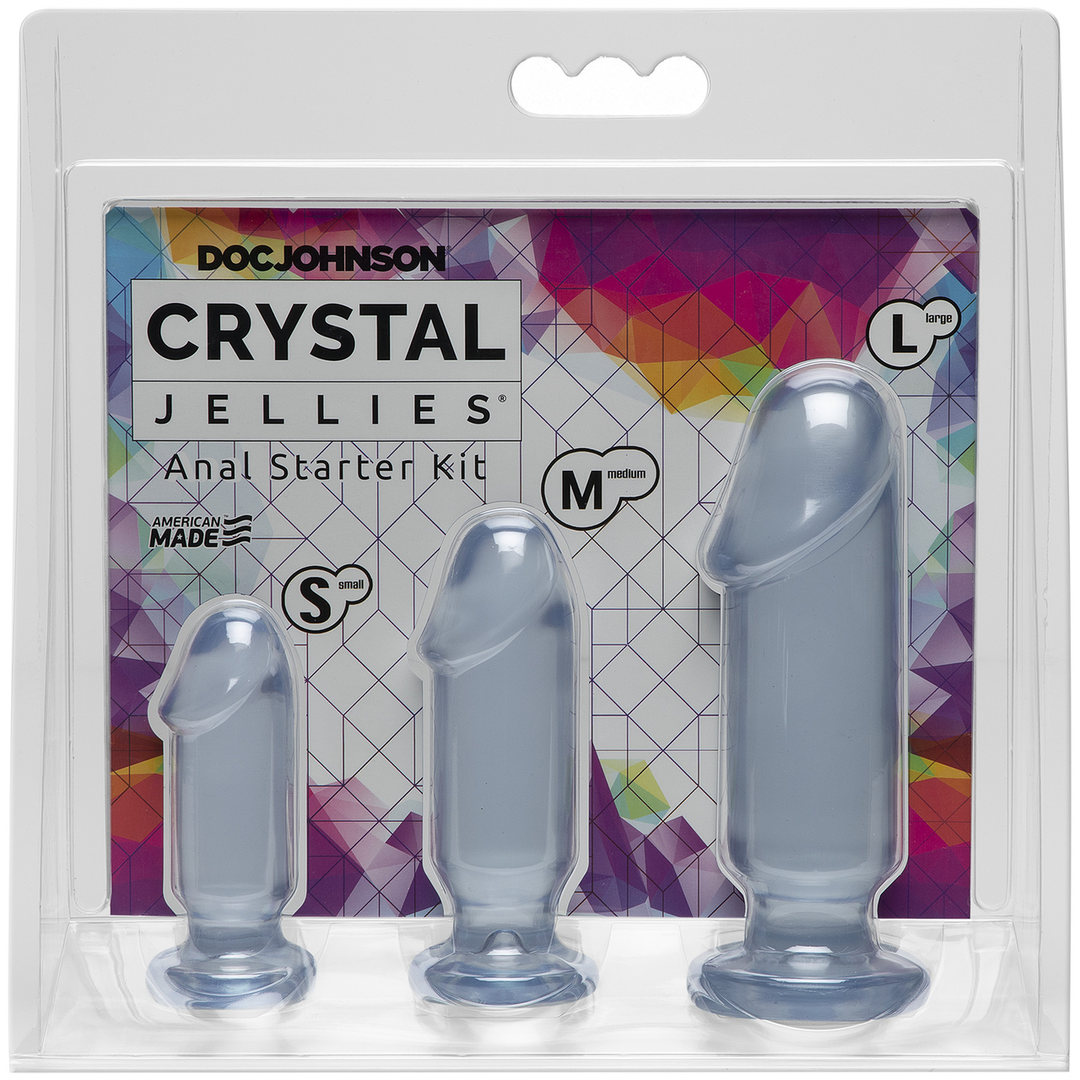 Anal-Set Starter Durchsichtig 8,6 x Ø 3,1 cm