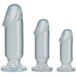 Anal-Set Crystal Jellies Starter Kit Transparent 8,6 x Ø 3,1 cm