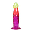 Dildo Classic mit Saugfuß Mehrfarbig 17,8 x Ø 4 cm