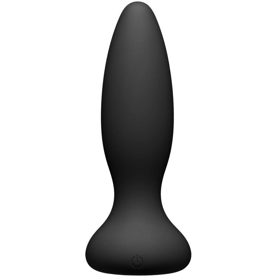 Analplug Vibe Silikon mit Fernbedienung Schwarz 10,7 x Ø 3,6 cm
