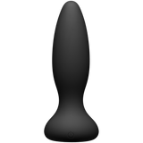 Analplug Vibe Silikon mit Fernbedienung Schwarz 10,7 x Ø 3,6 cm