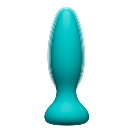 Analplug Vibe Silikon mit Fernbedienung Grün 10,7 x Ø 3,6 cm