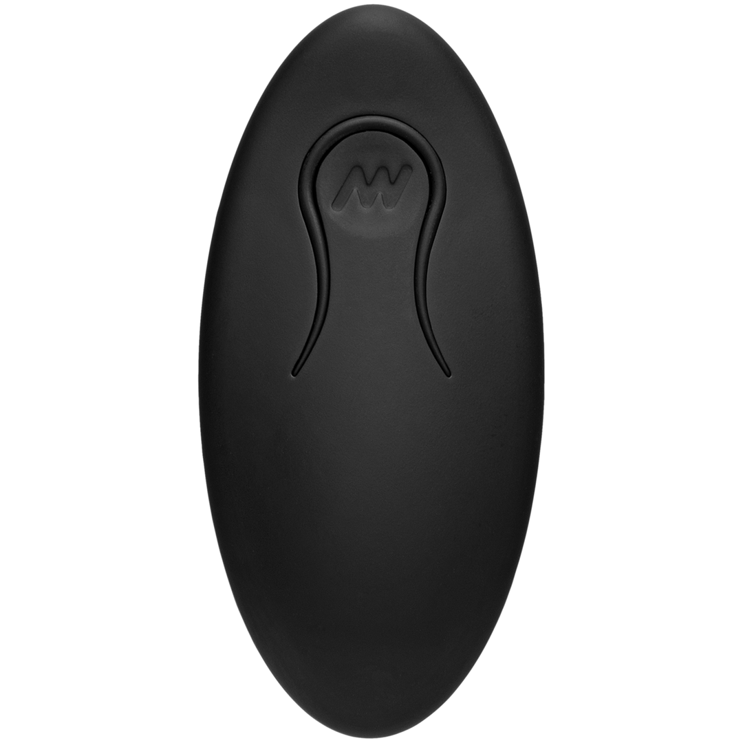 Analplug Vibe Silikon mit Fernbedienung Schwarz 11,7 x Ø 3,8 cm