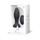 Analplug Vibe Silikon mit Fernbedienung Schwarz 11,7 x Ø 3,8 cm