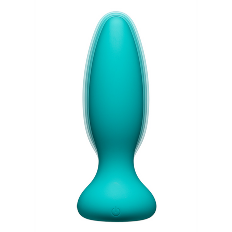 Analplug Vibe Silikon mit Fernbedienung Grün 11,7 x Ø 3,8 cm