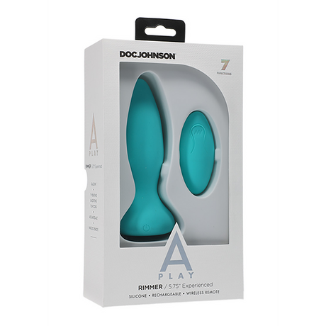 Analplug Rimmer Silikon mit Fernbedienung Grün 11,7 x Ø 3,8 cm – Ansicht 2
