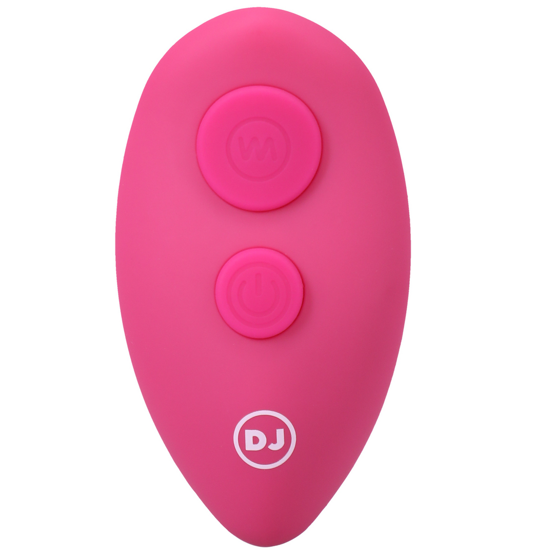 Analplug Rise Silikon mit Fernbedienung Pink 14 x Ø 3,6 cm
