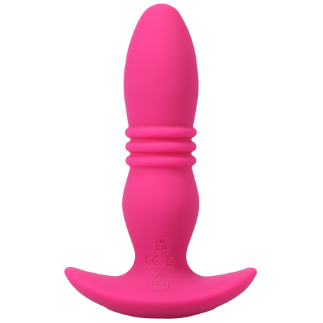 Analplug Rise Silikon mit Fernbedienung Pink 14 x Ø 3,6 cm