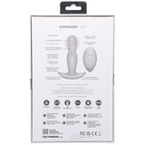 Analplug Expander Silikon mit Fernbedienung Blau 12,7 x Ø 3,6 cm