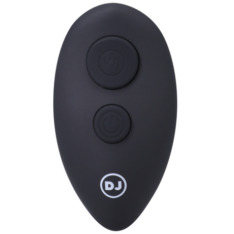 Analplug Vibe Silikon mit Perlen und Fernbedienung Schwarz 12,2 x Ø 3,2 cm