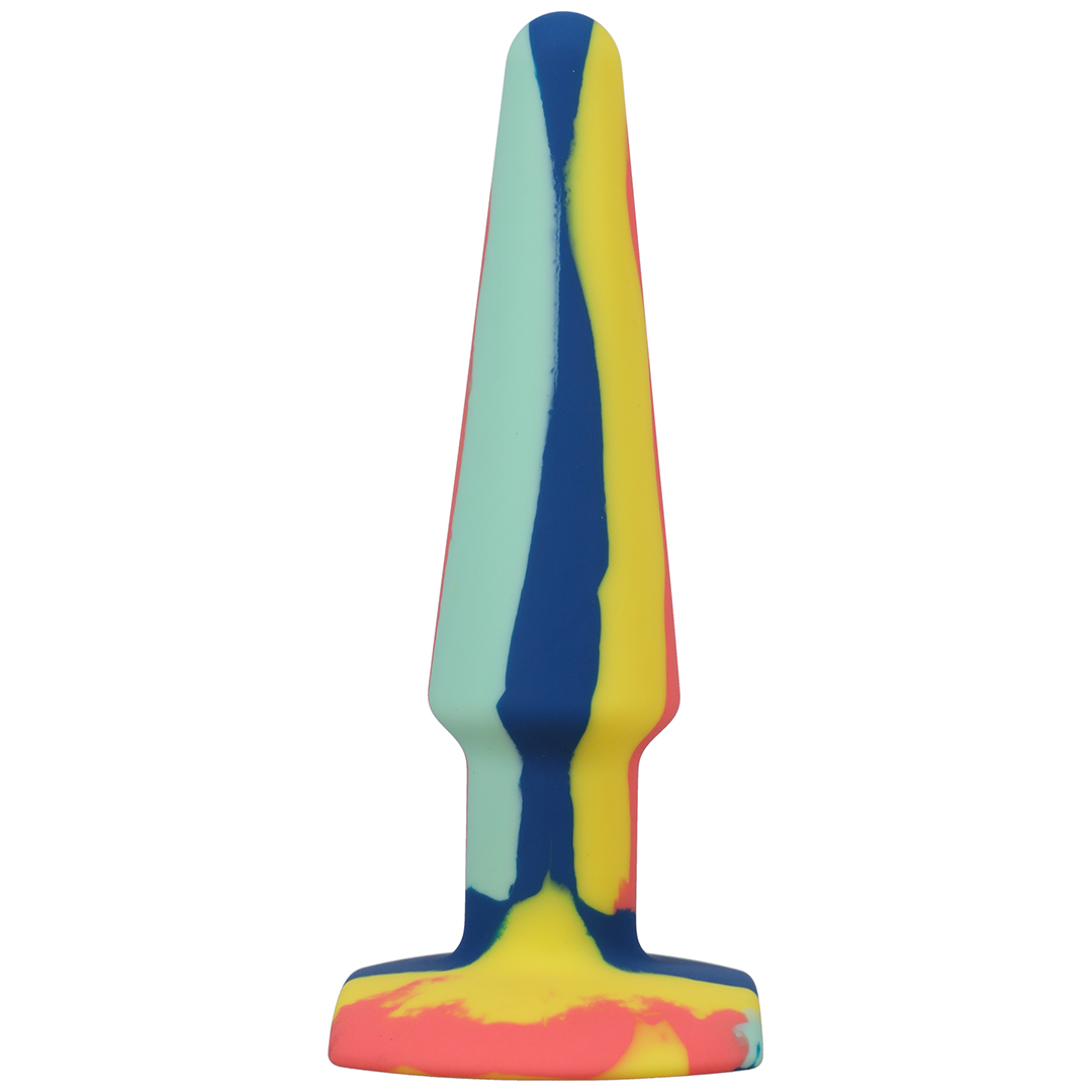 Analplug Groovy Silikon Multicolor 12 cm