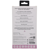 Vibrator Elite Mini mit wechselbarem Aufsatz Pink 12,5 x Ø 2,5 cm