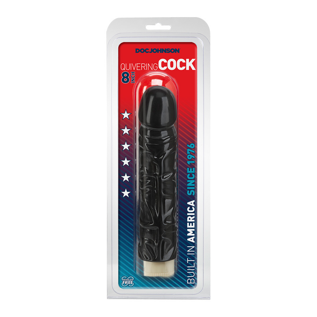 Realistischer Dildo mit Vibration Schwarz 19,3 x Ø 4,1 cm