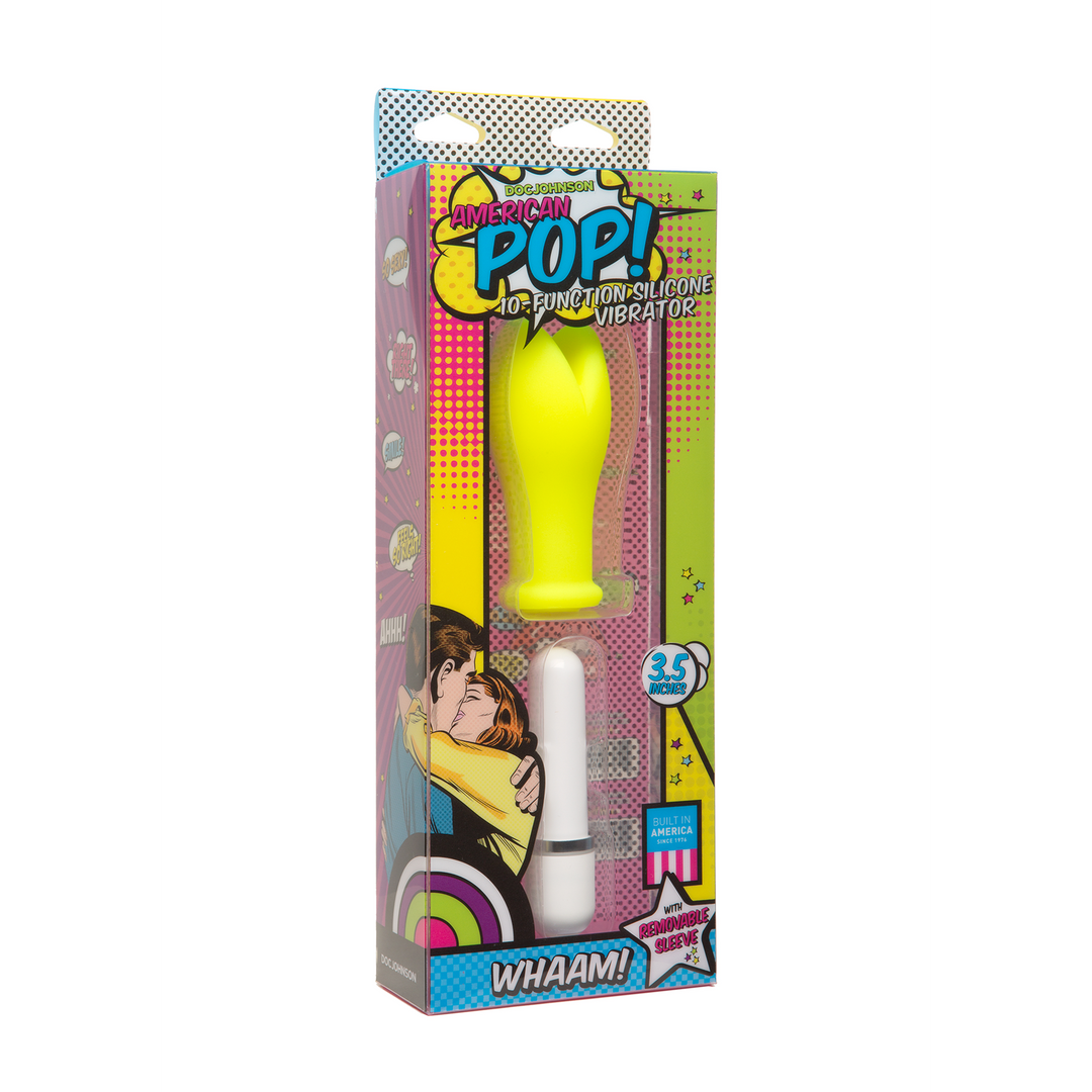 Vibrator Whaam! mit 10 Funktionen Gelb 3,5 x Ø 5,3 cm