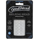 Masturbator-Sleeve Helping Head Weiß 5,1 x Ø 3,8 cm