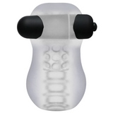 Masturbator-Sleeve Helping Head Pro mit Vibration Durchsichtig 7,6 cm