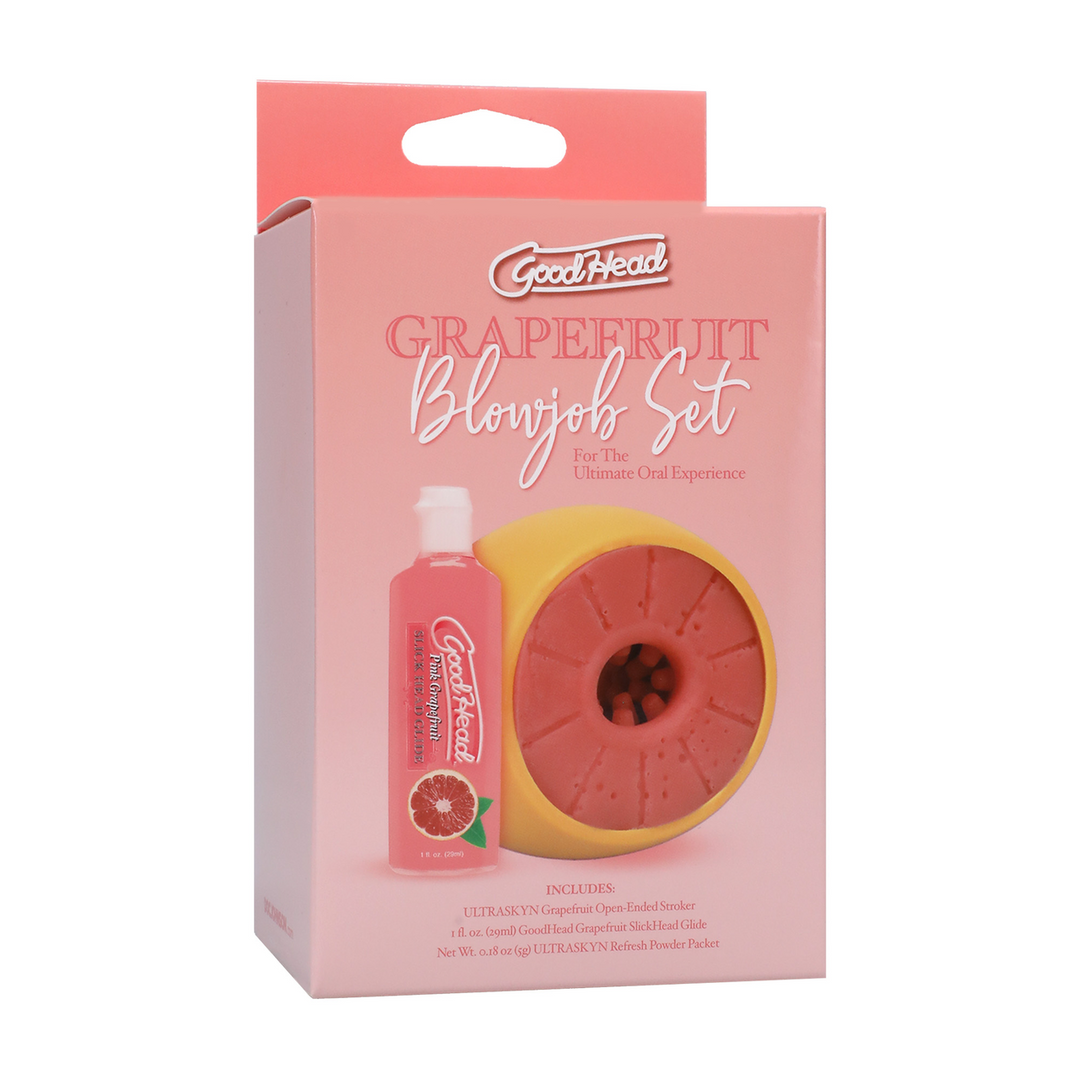 Blowjob-Set Grapefruit Gelb 5 x Ø 8,5 cm